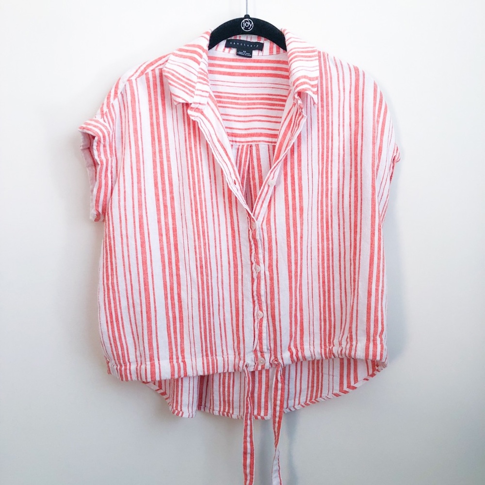 Sanctuary tie waist top